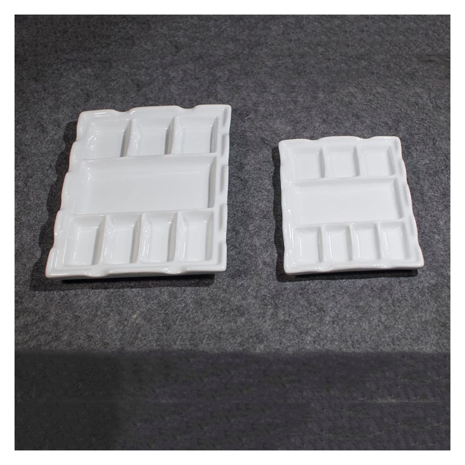paleta akwarelowapalette paleta, paleta artystyczna, łatwa do mieszania i czyszczenia 18 * 13 cm, 23 * 17 cm (rozmiar: 18 * 13 cm)