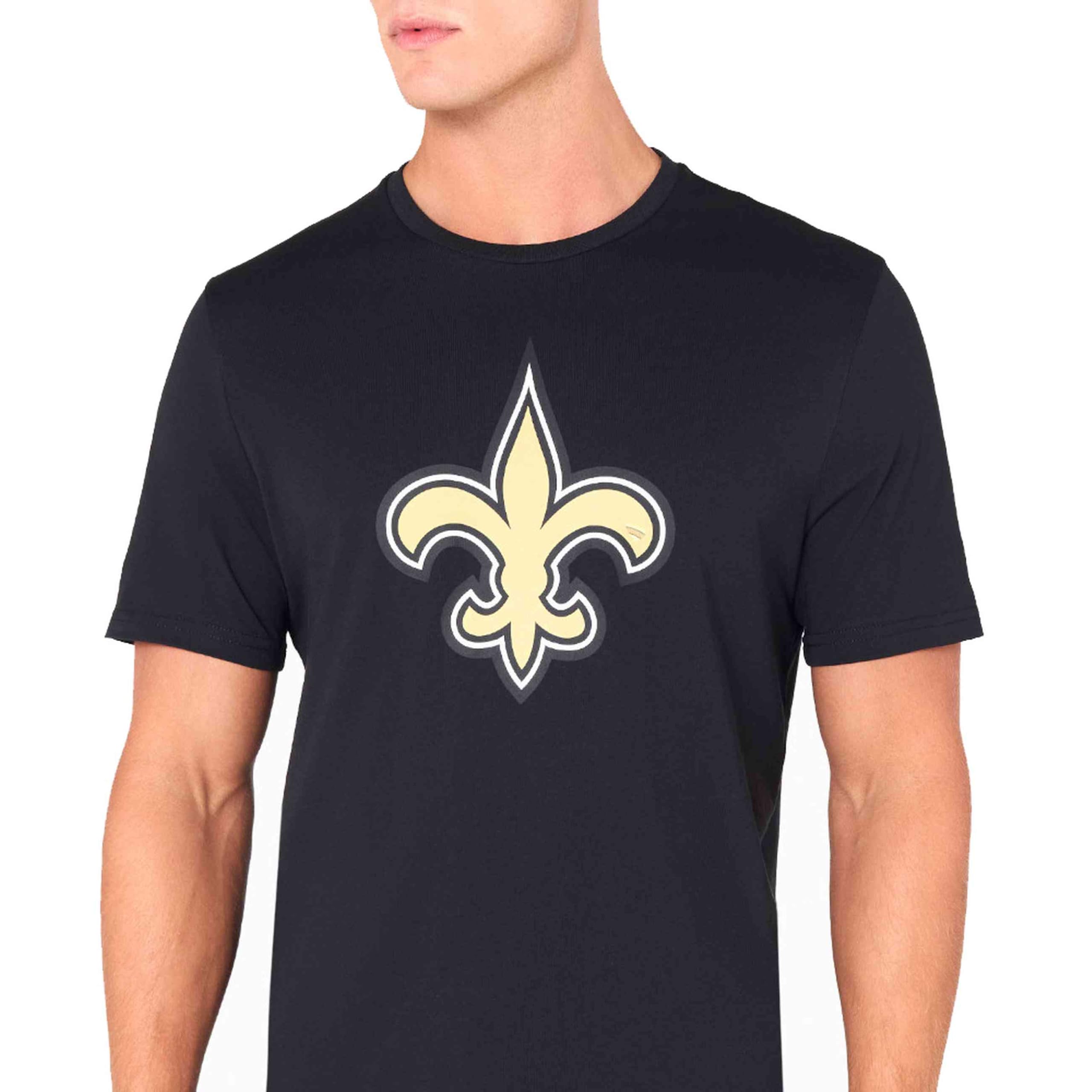 New Era New Orleans Saints NFL Team Logo Black T-Shirt
