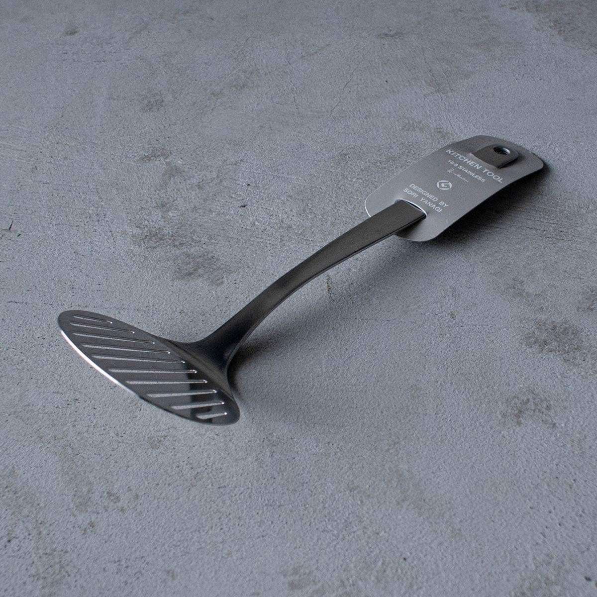 Sori Yanagi Simple and Easy to Use Kitchen Tool Tsubame Sanjo Stainless Steel Turner Spatula Dishwasher Safe Brushed Finish