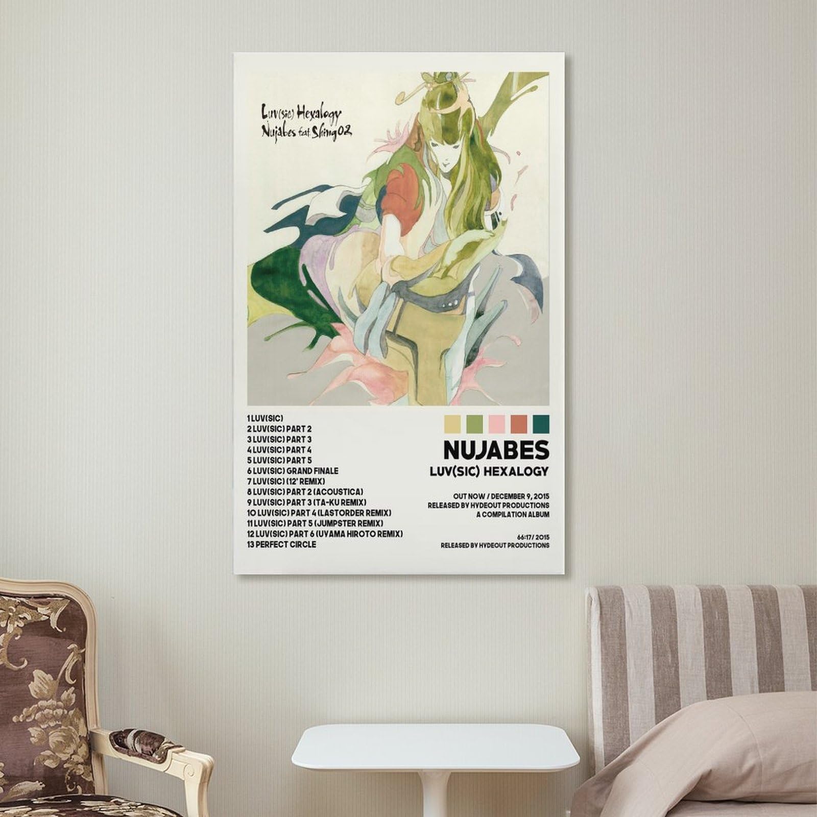 Luv(sic) Hexalogy Album Poster Nujabes Poster Music Gift Living