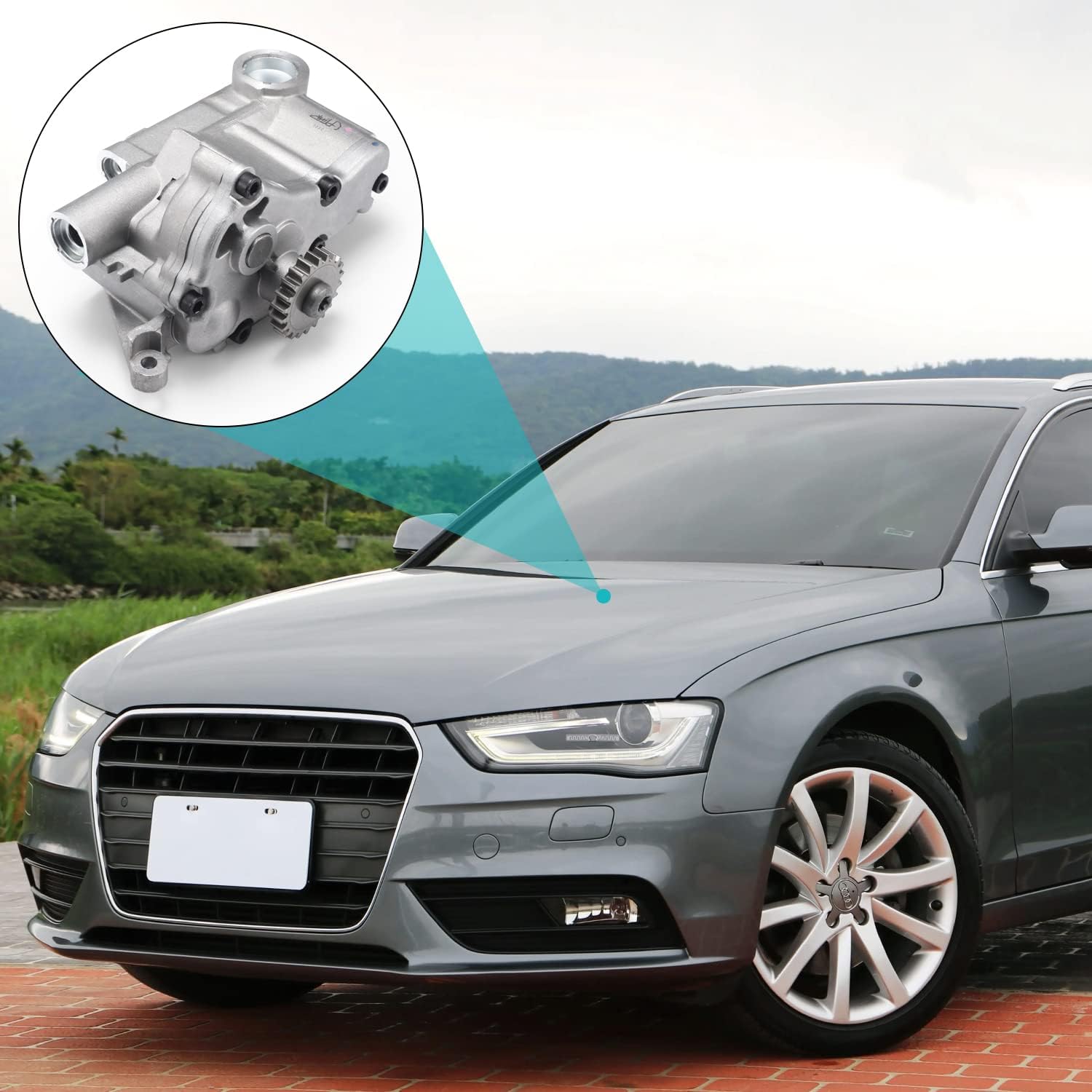 06J115105AB/AC/AG Oil Pump Compatible with Audi A3 A4 2008-2013 TT 2006-2010,For VW Beetle 2012-2016 CC Eos 2009-2016 GTI 2008-2014 Jetta 2005-2013 Passat 2005-2012 Tiguan 2007-2018 1.8L 2.0L