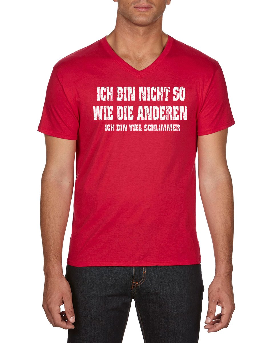 Touchlines Men's Ich Bin Nicht So Wie Die Anderen. T-Shirt