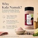 Herbal Platter Himalayan Black Salt 100g (Kala Namak) | Natural Rock Salt Powder | Sprinkler Jar for Chaat, Raita, Fruits, Salads, Jaljeera, Chaas, Vrat & Fasting | No Added Colour gallery image
