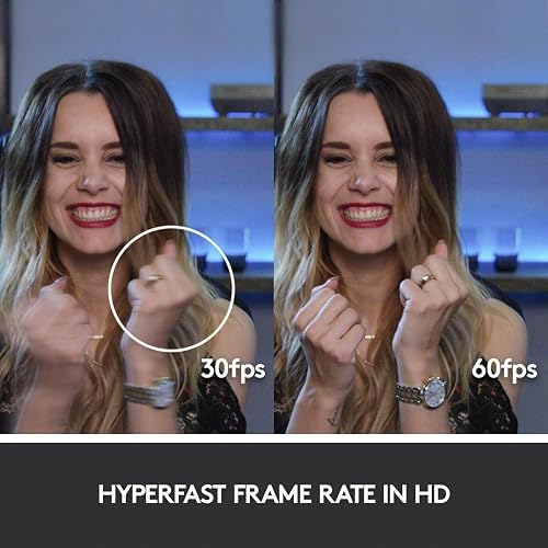 Logitech C922 Pro Stream Webcam, HD 1080p/30fps Or HD 720p/60fps Hyperfast Streaming, Stereo Audio, HD Light Correction, Autofocus, For YouTube, Twitch, XSplit, PC/Mac/Laptop/Macbook/Tablet - Black - 9