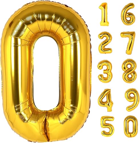 Globo dorado gigante de 40 pulgadas con el número 18, globos de aluminio de Mylar de helio para fiestas de cumpleaños, decoraciones de cumpleaños de