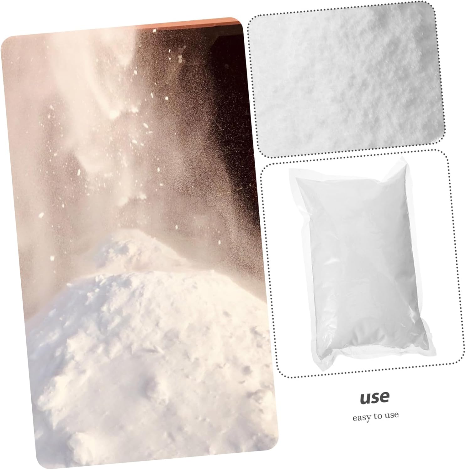 POPETPOP 1Pack Ice Deicing Agent for Winter Safety Particle Formula for Fast Snow Removal Roads Driveways and Parking Lots