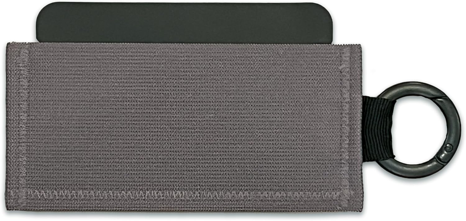 Minimalist Wallet for Men and Women (Solid Silver) - Image 4