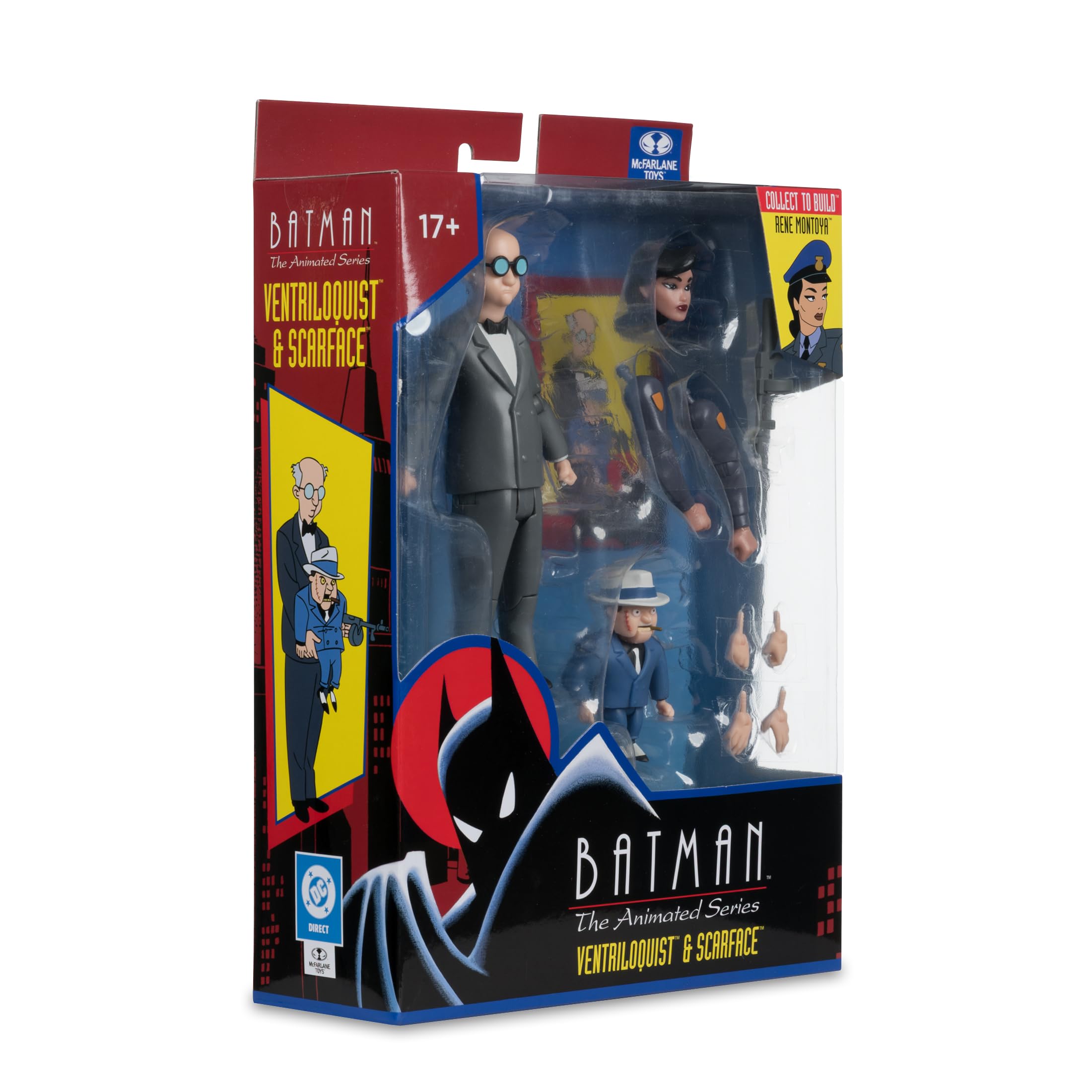 Batman: The Animated Series DC Direct Build-A figurka Ventriloquist and Scarface 15 cm