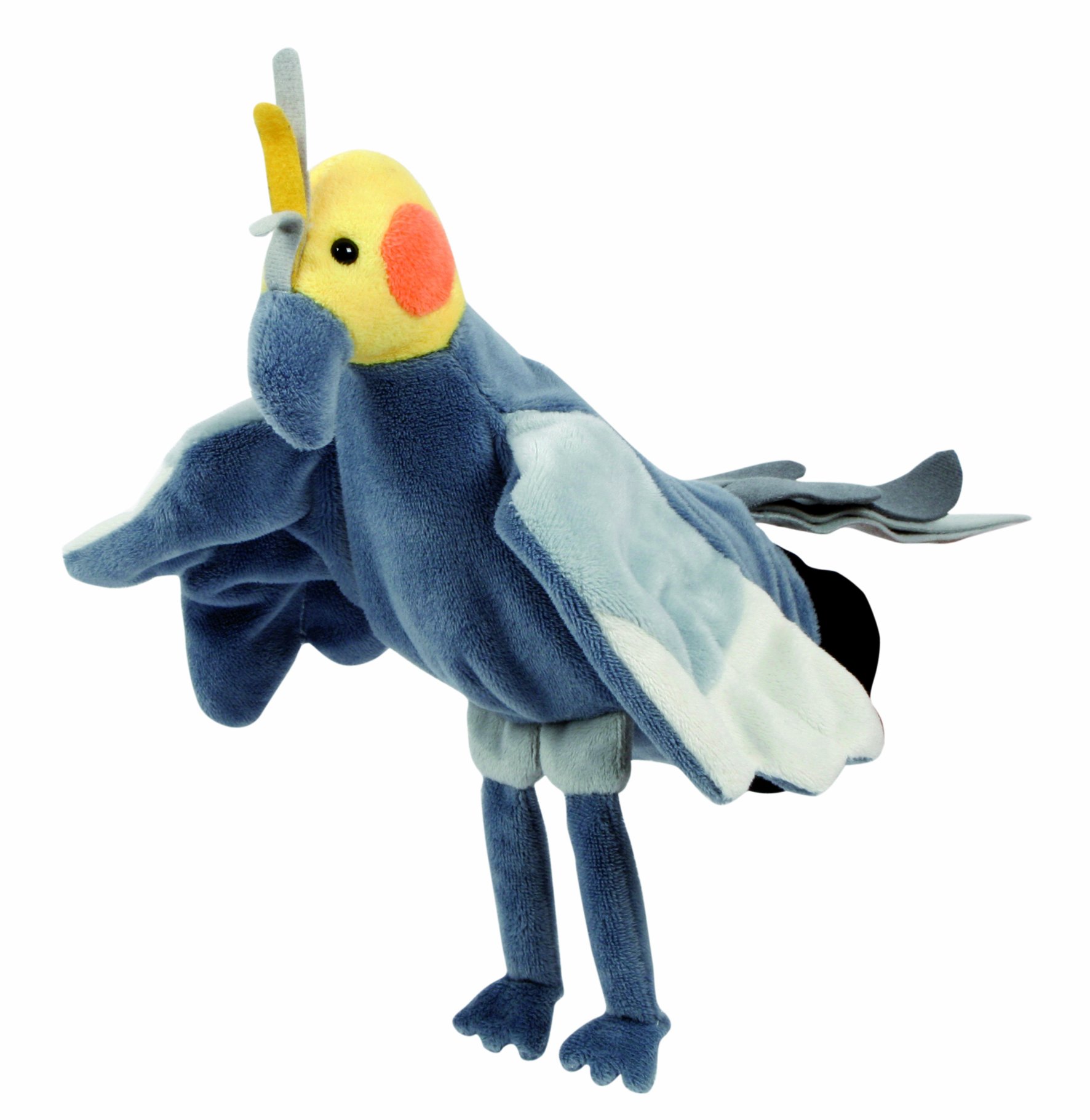 Marioneta de mano cacatúa