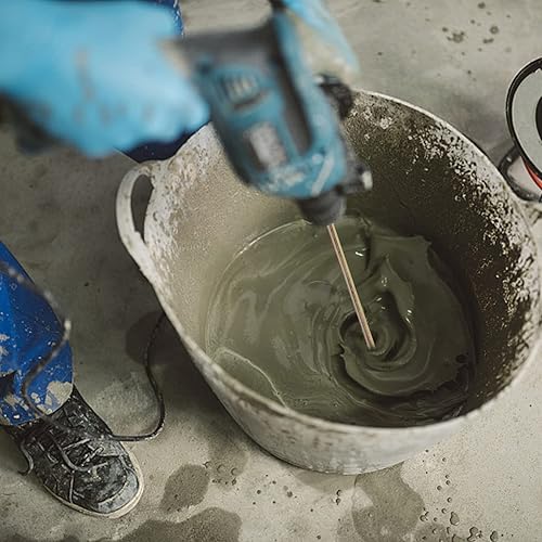 Miniatura 2 de 2pcs Electric Drill Stirring Rod Mixer Head Cement Drill Mixer Hex Head Drill Mixer Cement Mixing Rods Paint Drill Mixer Paint Mixer Stirring Rods