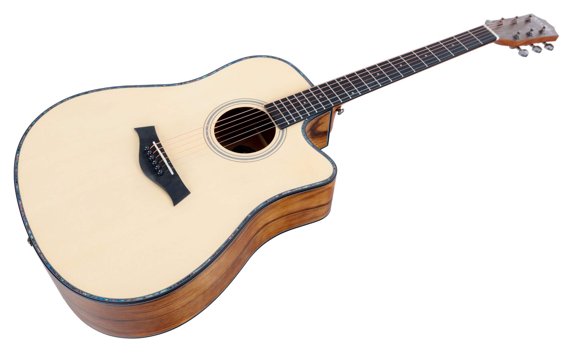 Rocktile WSD-100C NT Westerngitarre, Decke: Fichte, X-Bracing, Hals: Okoume | Korpusform: Square-Shoulder Dreadnought mit Cutaway, Boden & Zarge: Mahagoni, Steg: Walnuss, Griffbrett: ABS Richnite, 5 cm