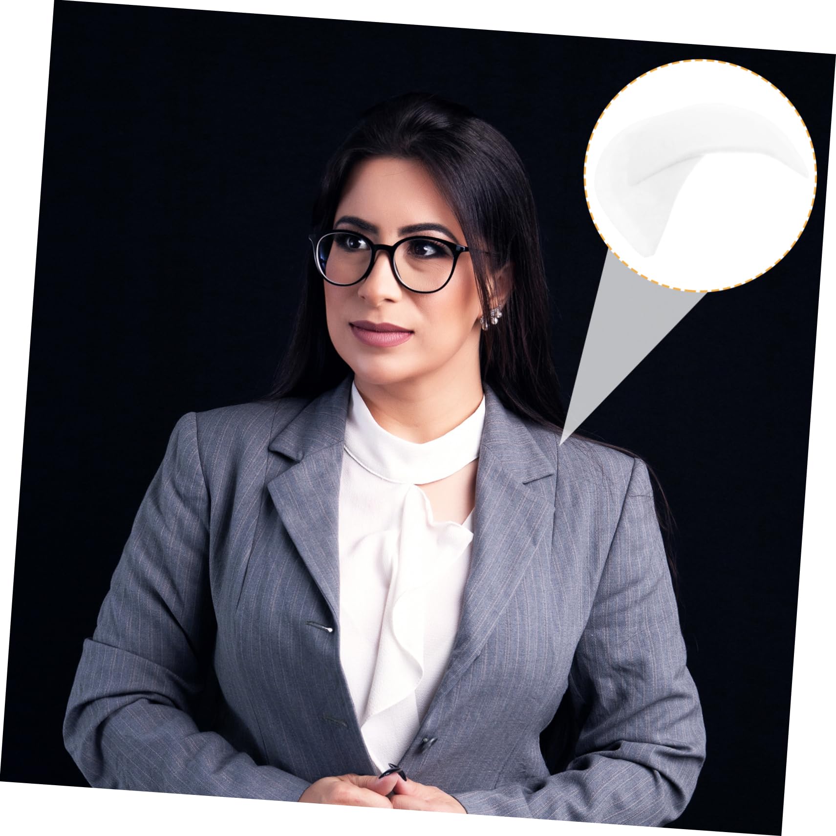 WOFASHPURET 20 Pairs Cotton Shoulder Pads for Women Men Non-slip Shoulder Cushion for Suit Coat