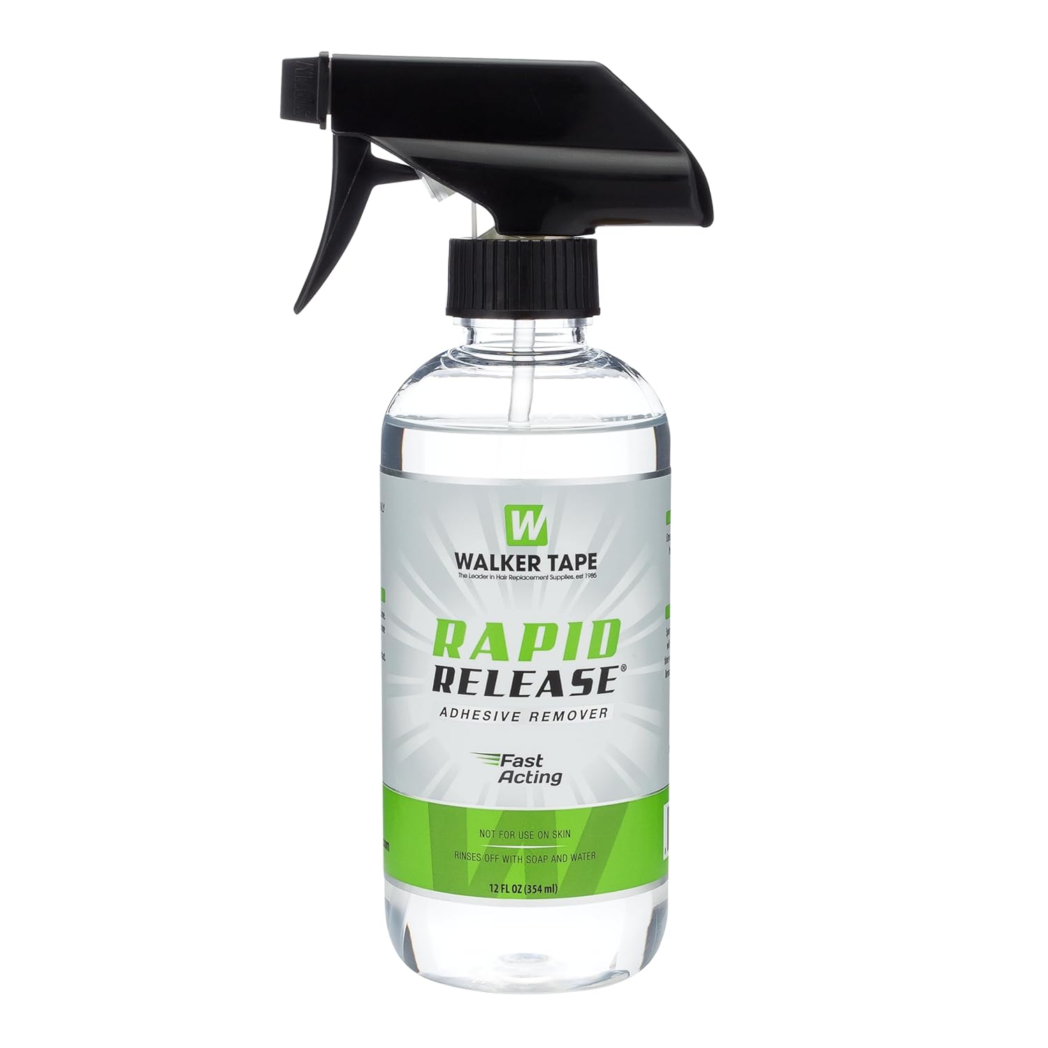 Walker Tape Rapid Release Gallon 128 fl oz, Fast-Acting Adhesive Remover for Hair Systems, Oil-Based Citrus Solvent for Tape in Remover Tasks, Toupee Cleanup and Professional Hairpiece Maintenance
