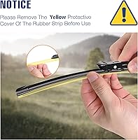 Vista 45 de 28"+20" Limpiaparabrisas frontales para Toyota Sienna 2020 2019 2018 2017 2016 2015 2014 2013 2012 2011 2010 (Juego de 2) Adaptador de gancho J/U