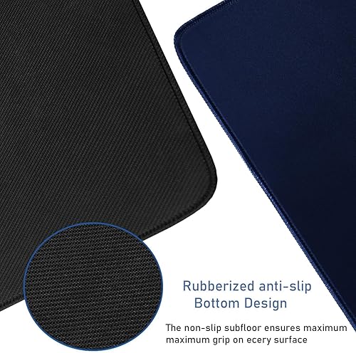 Vista 74 de Alfombrilla de mouse grande para juegos, 31.5 x 15.7 x 0.12 pulgadas, alfombrilla de mouse extendida, antideslizante, resistente a derrames