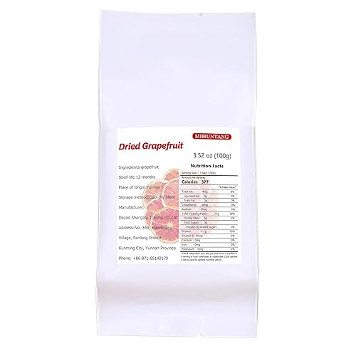 Miniatura 2 de Fruta seca en rodajas pomelo 3.52 oz DIY Snack para helado dulce y agrioté caliente -rodajas de pomelo-té de fruta - Té de fruta
