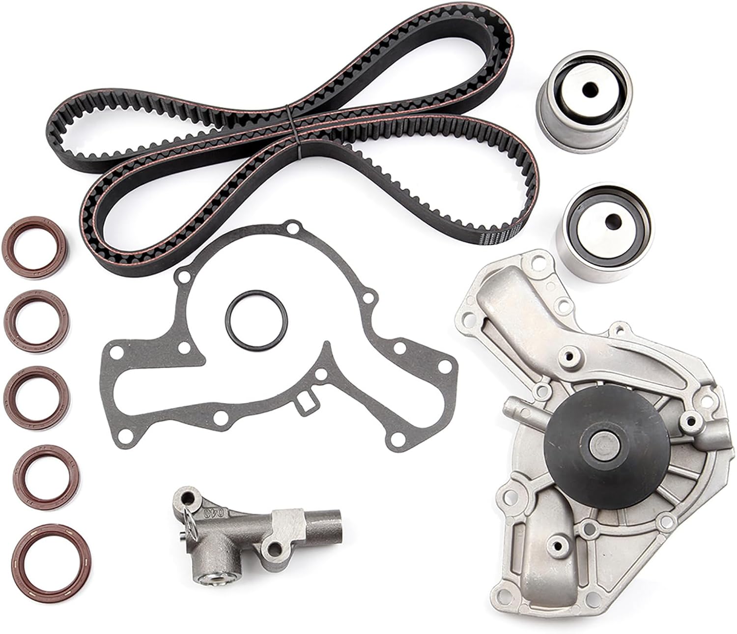 Timing Belt Water Pump Kit fits for 1991 1992 1993 1994 1995 1996 1997 1998 1999 for Mitsubishi 3000GT, for Diamante, 1991-1996 for Dodge Stealth 3.0L V6 DOHC Eng.6G72