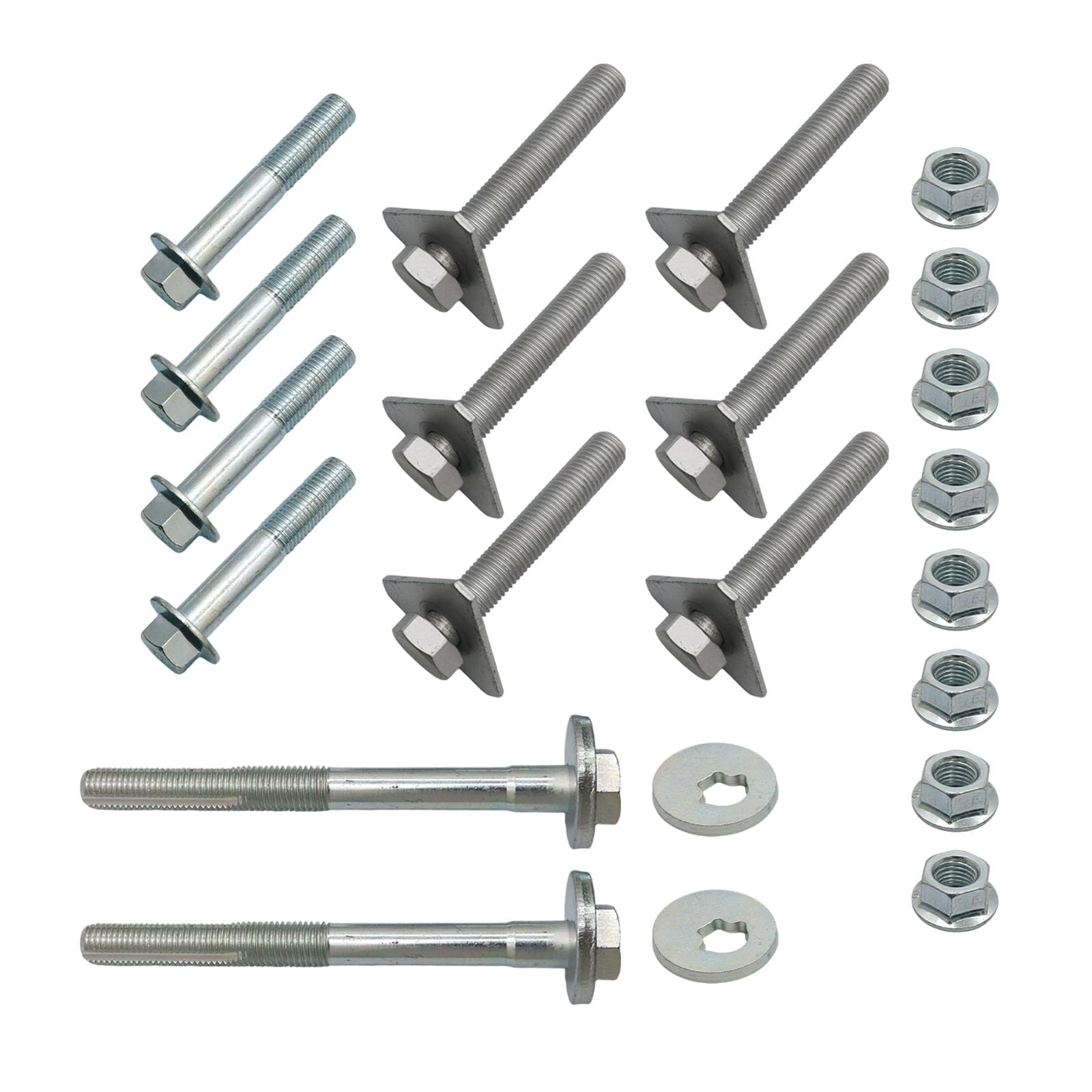 Schraubensatz Querlenker Hinten Kompatibel mit BMW 1er E81 E82 E87 E88 3er E90 E91 E92 E93 33326760668 07119906489 33306793891 33326764292 33306786186