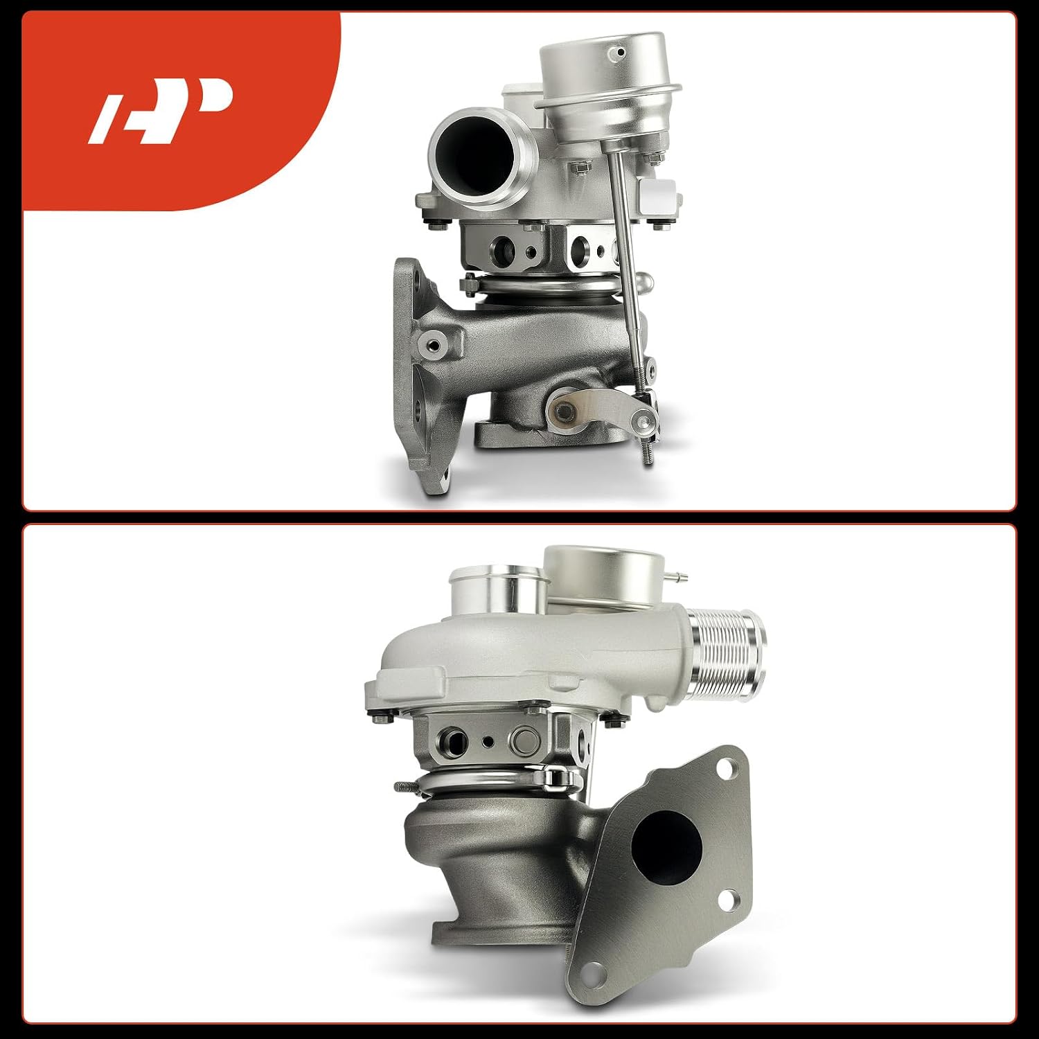 A-Premium K01S Right Complete Turbocharger Turbo Kit with Gasket | Compatible with Ford Fusion 2017-2019, Edge 2015-2019 & Lincoln MKX 2016-2018, Continental 2017-2020, 2.7L, Turbocharged