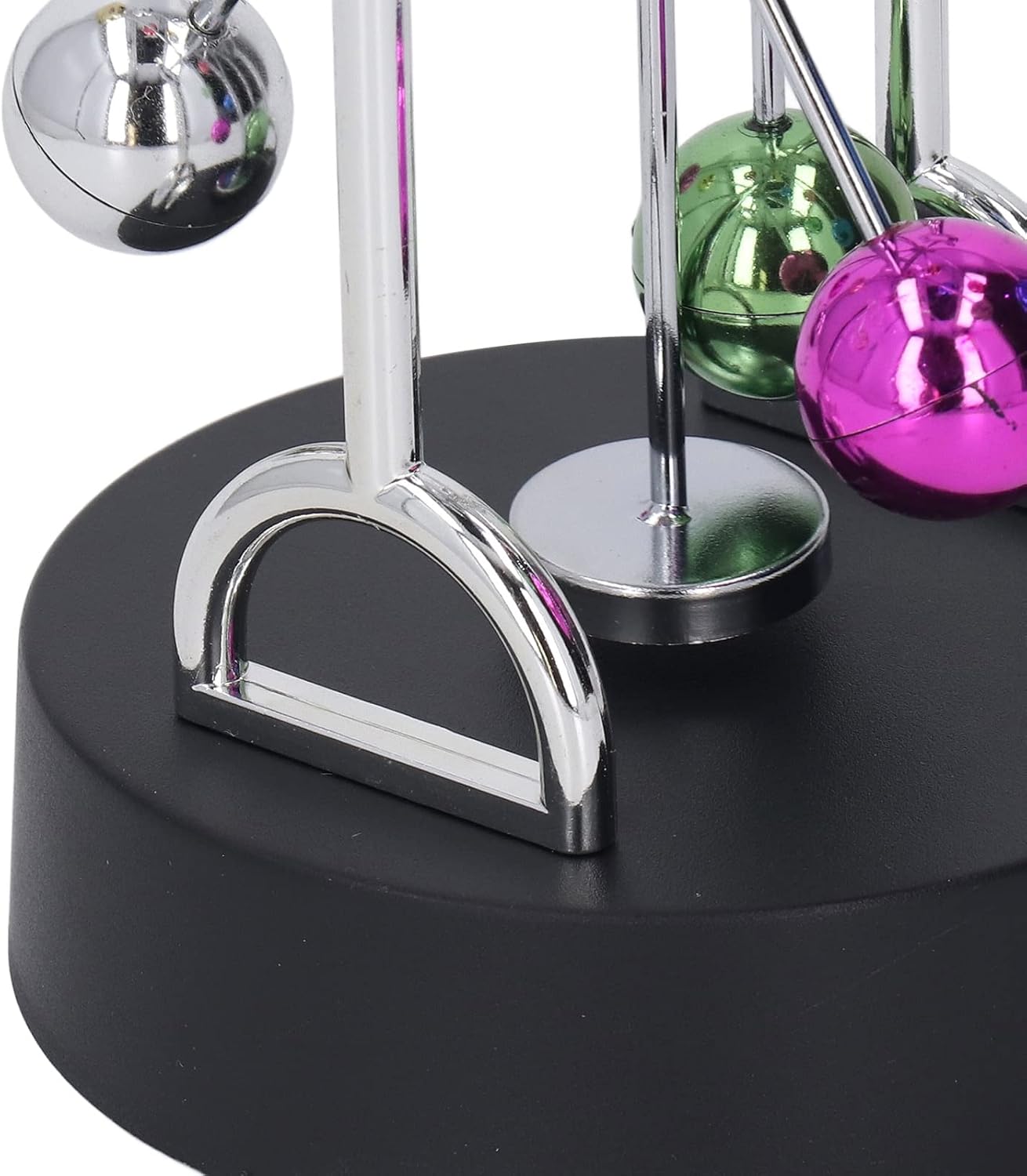 Close-up of the base and support arms for the Ferris Wheel