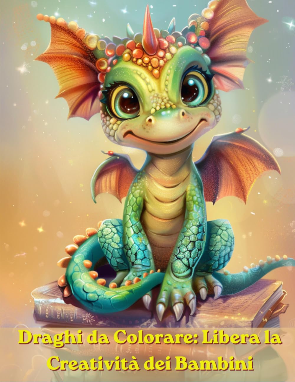 Draghi da Colorare – Libera la Creatività dei Bambini: Libro da colorare bambini | Disegni magici di draghi | Pagine con sfondo nero anti-sbavature | ... e rilassante | Idea regalo originale