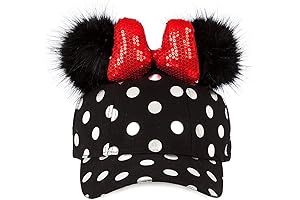 Minnie Mouse Polka Dot Pom Pom Baseball Cap with Bow | Disney