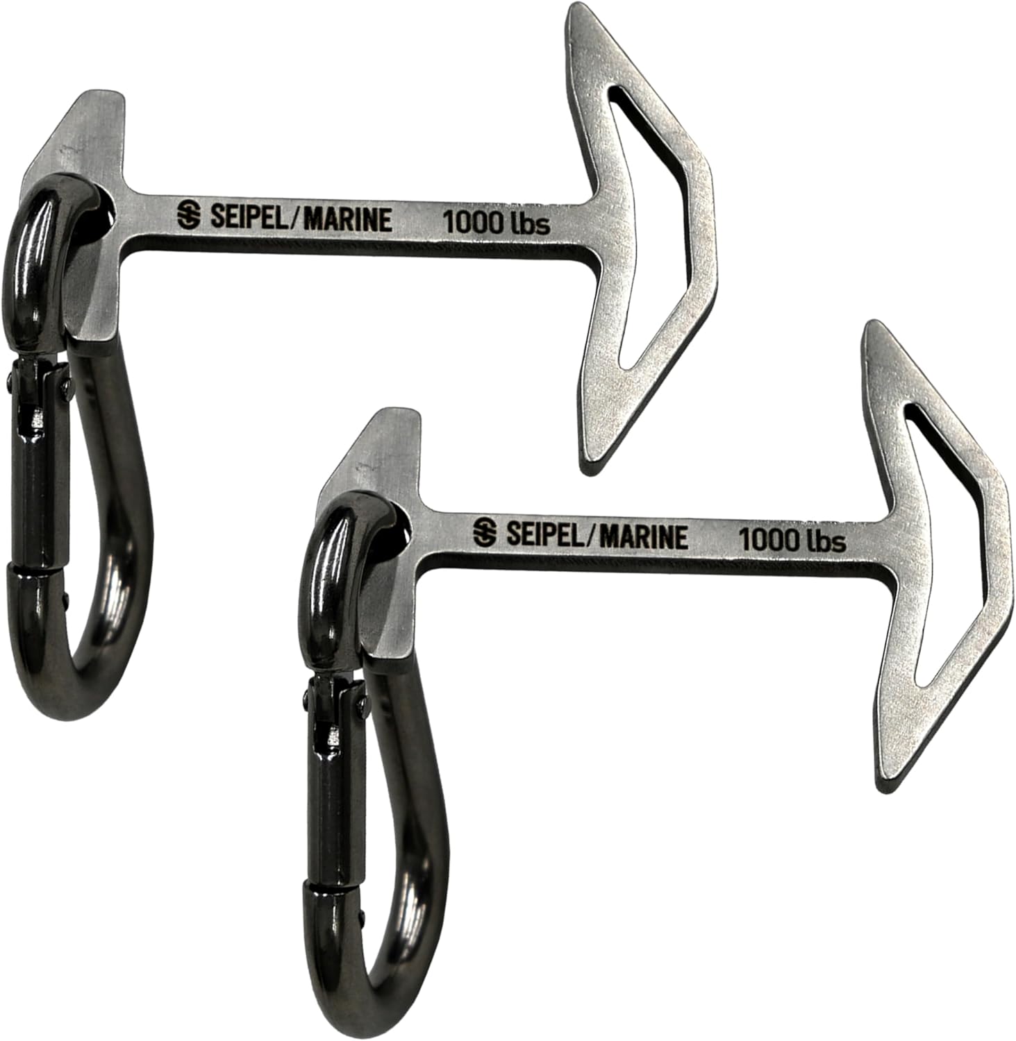 Quick Dock Cleat - 2 Pack - High-Strength Stainless Steel - 1,000 lb Capacity Each - Easy Temporary Dock Tie Downs for Paddleboards, Kayaks, Canoes, and Small Boats
