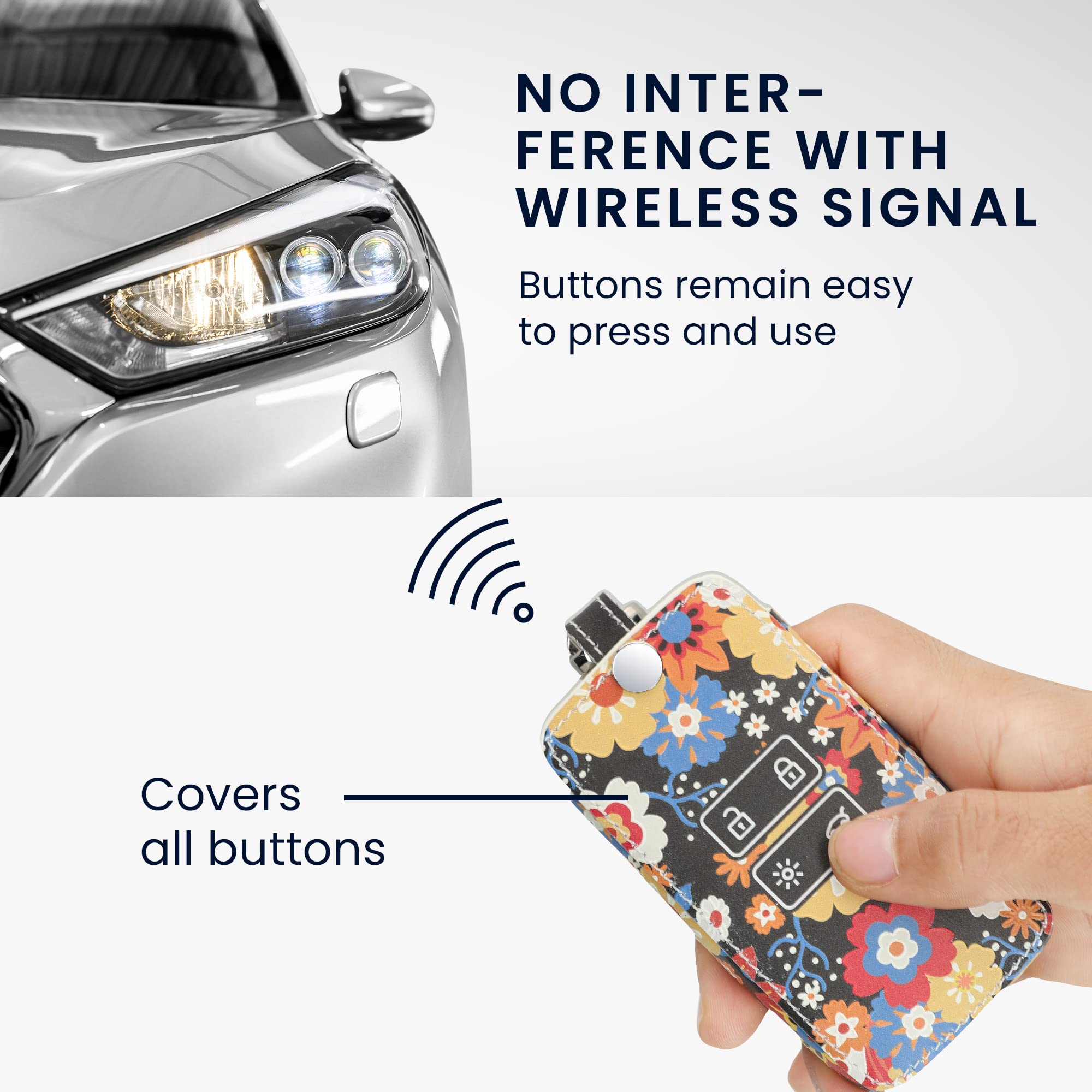 Amazon | kwmobile Renault 4-ボタン 車のキー Smart Key (Keyless Go