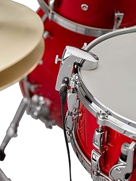 Yamaha EAD10 Electronic Acoustic Drum Module with Acoustic Drum Microphone System, Interconnect Cables and Power Supply with Yamaha DT-50S Dual-zone Snare/Tom Trigger with Die-cast Metal Housing