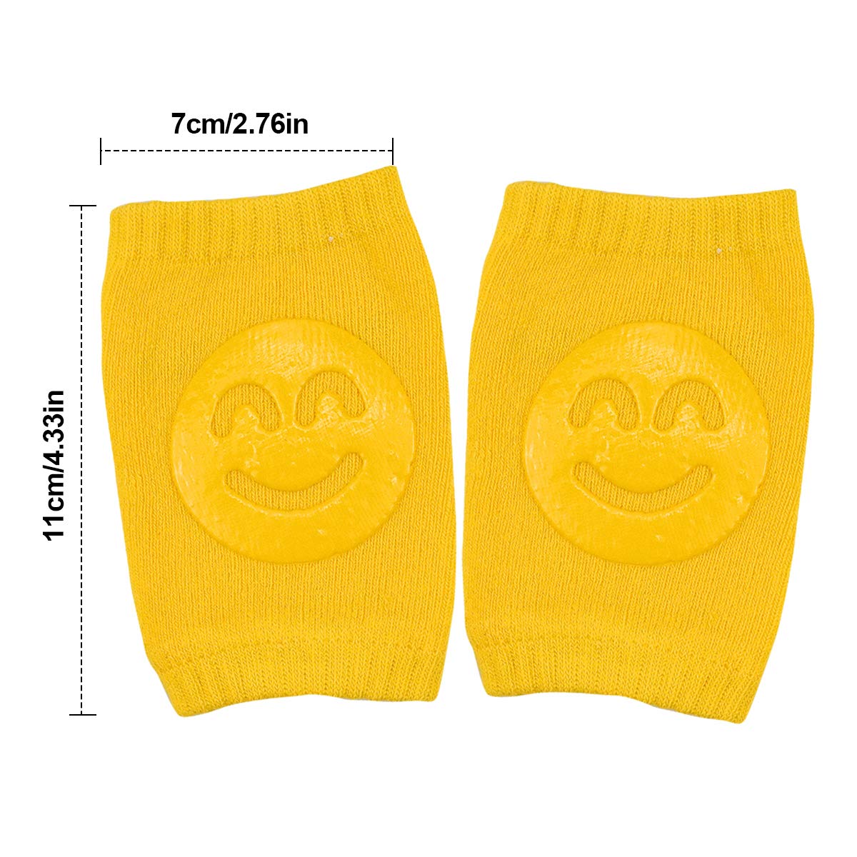 5 Pares Rodilleras Bebé, Rodilleras Antideslizantes para Niño Niña, Rodilleras Bebé para Gatear, Protectores de Rodillas, Calentador de Piernas Elástico para Bebé, 0 a 12 meses