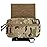 KRYDEX Tactical Drop Pouch Sub Abdominal Carrying Kit Bag Fanny Pack with Hook and Loop Panel for Tactical Vest Chest Rig (Camo)
