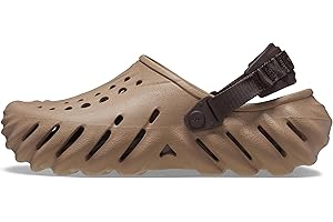 Crocs Men's and Women's Unisex-Adult Echo Clog | Brown