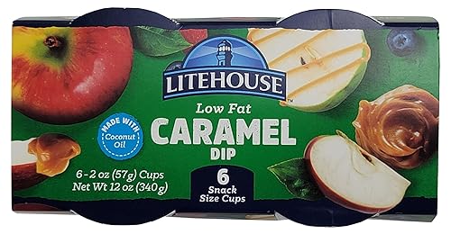 Miniatura 2 de Litehouse Dip de caramelo bajo en grasa – Dip individual de caramelo para manzanas, tazas de caramelo, salsa de caramelo, sin gluten, vegetariano,