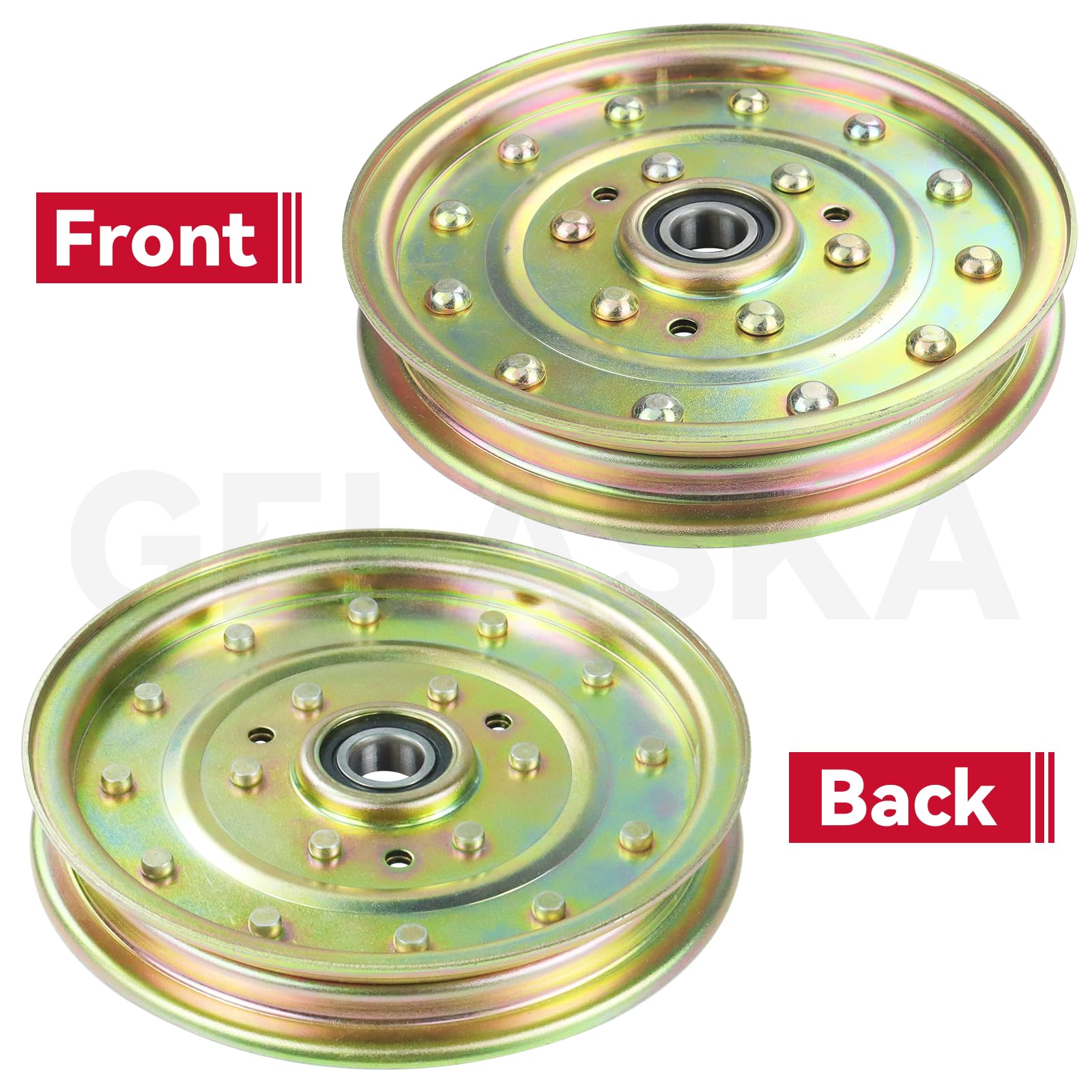 GELASKA 3PK 132-9424 126-7685 Idler Pulley for Toro Z Master eXmark Lazer Z — Amazon image 9
