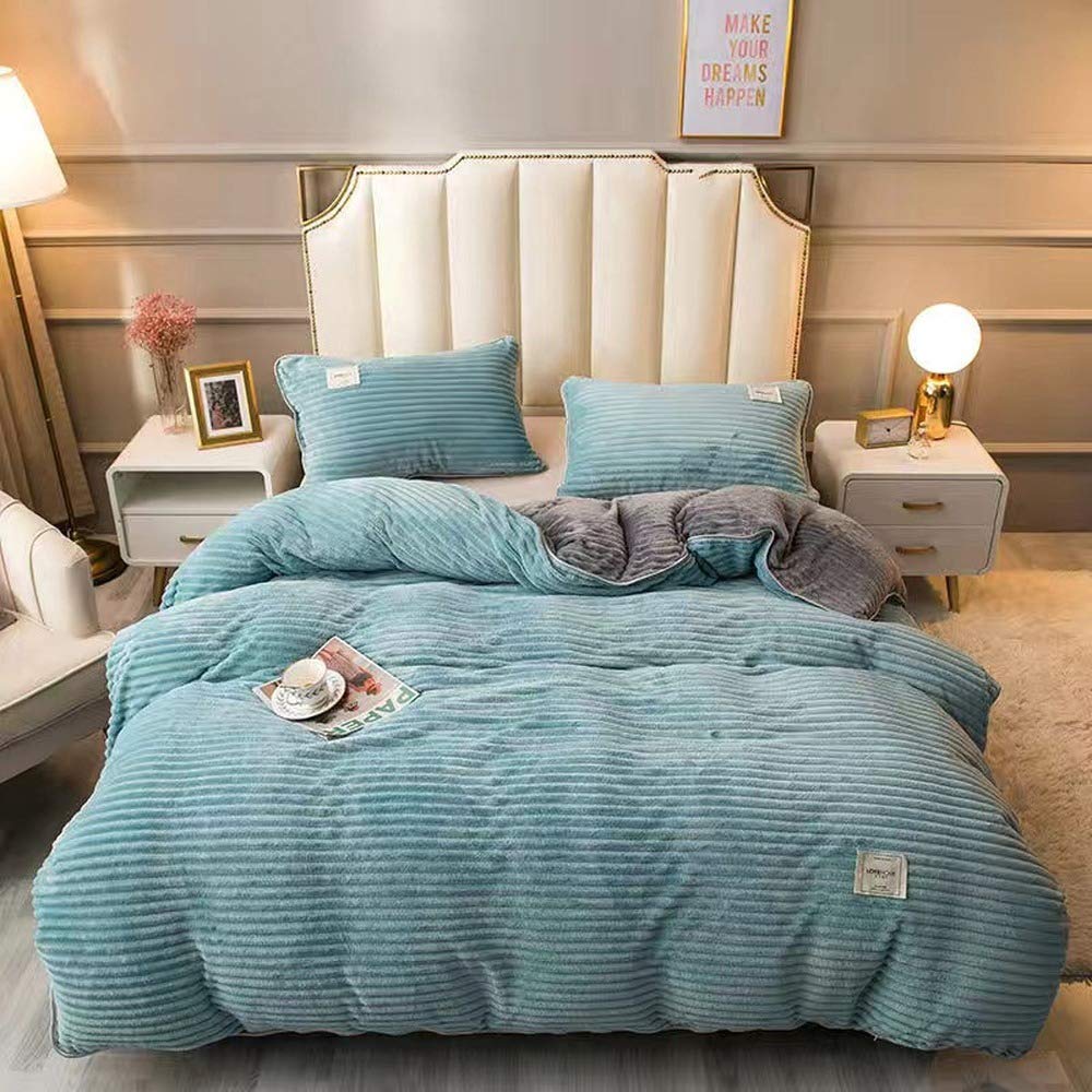 Housse de couette velours épais pour réchauffer la chambre des enfants en hiver 150x200