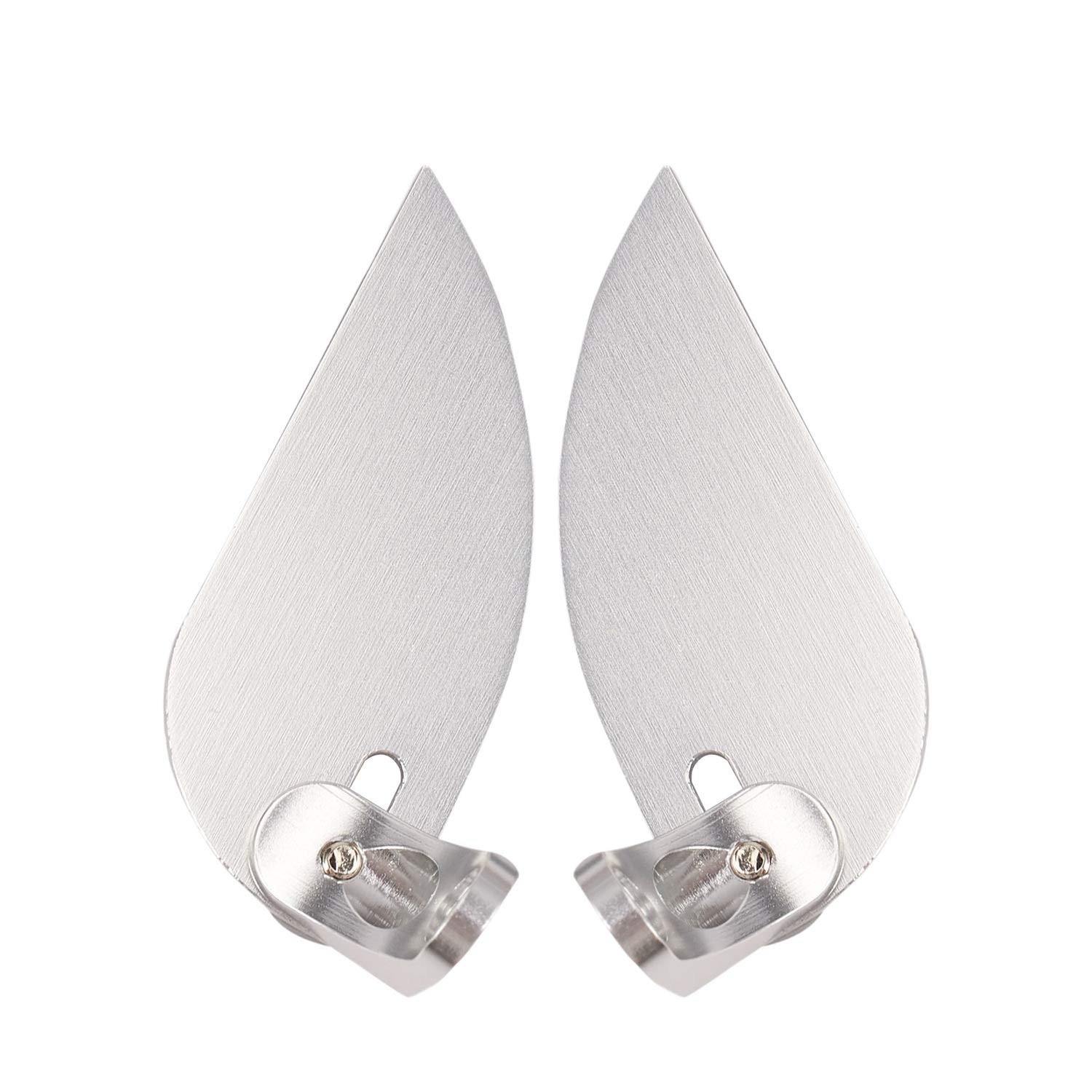 EXMDLLY RC Model Boat Turn Fins Adjustable Aluminium Water Gauge for Ft012 Refit, Silver - Image 3