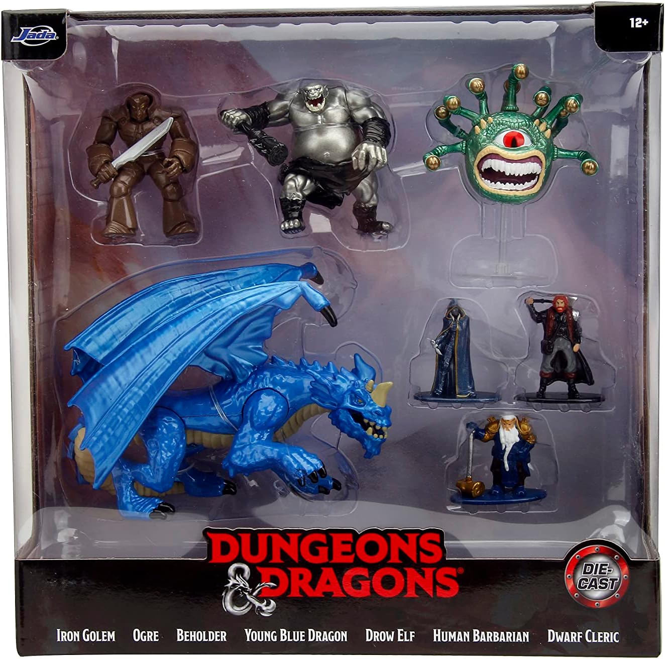Jada Dungeons & Dragons 1.65" Mega Pack Die-Cast Collectible Figures, Toys for Kids and Adults