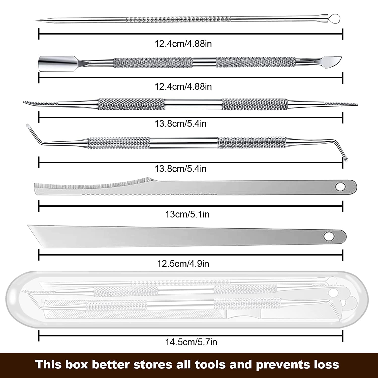 kit de Traitement des Ongles Incarnés – Pince à Ongles Incarnés et Outils de Correction avec Instruments en Acier Inoxydable