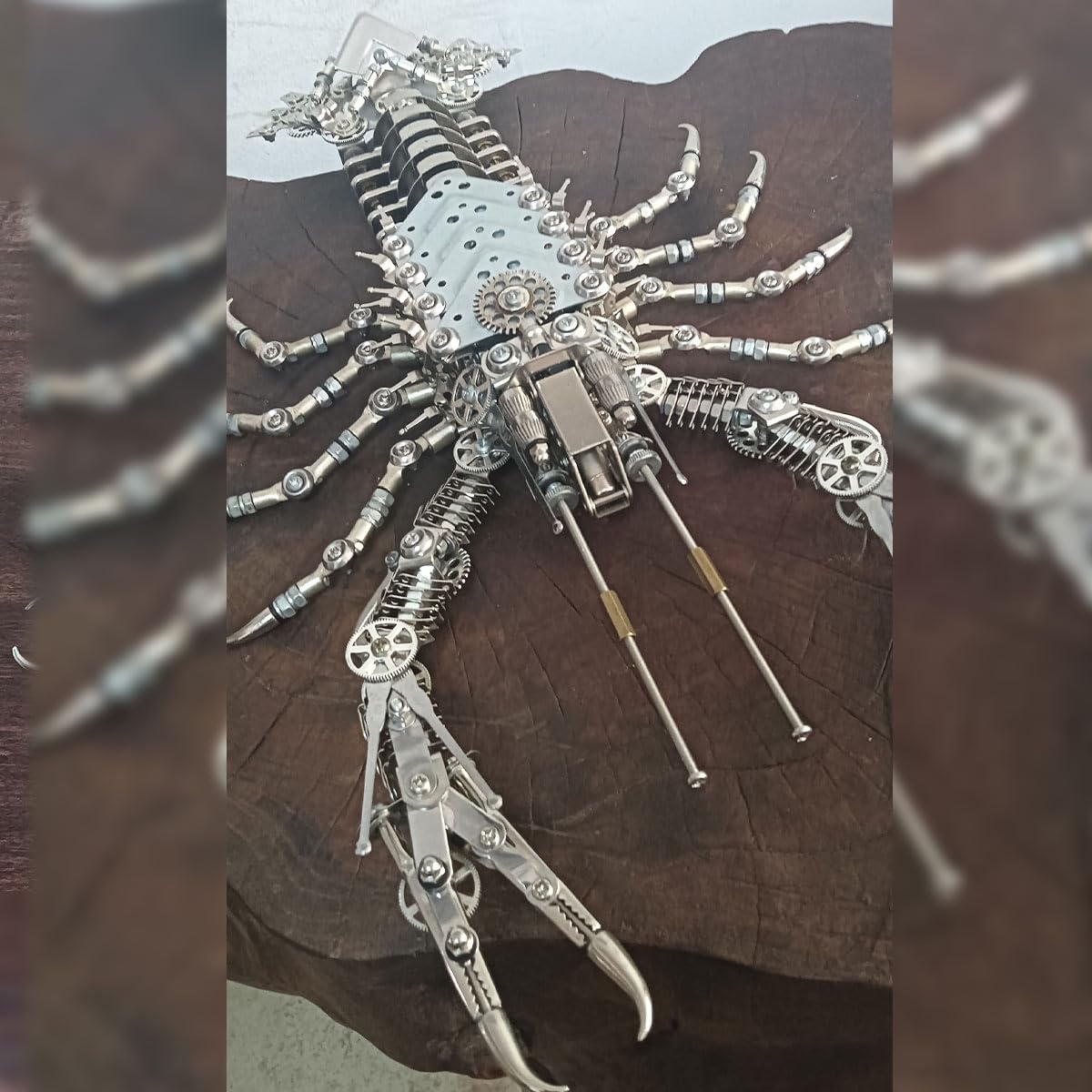 Rompecabezas 3D de metal con insectos biomecánicos, Steampunk, alicates mecánicos de punta de aguja, kit de modelo STEM, regalo coleccionable ideal para adultos y adolescentes (830 piezas)