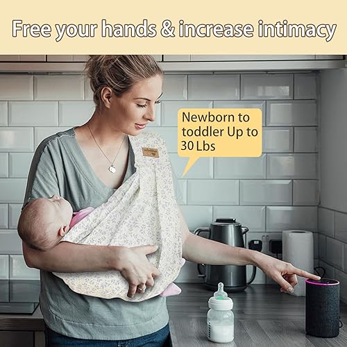 Miniatura 3 de Portabebés para recién nacido, ajustable y fácil de llevar, para lactancia, para mamá y papá, de algodón suave, soporte frontal para bebé, para
