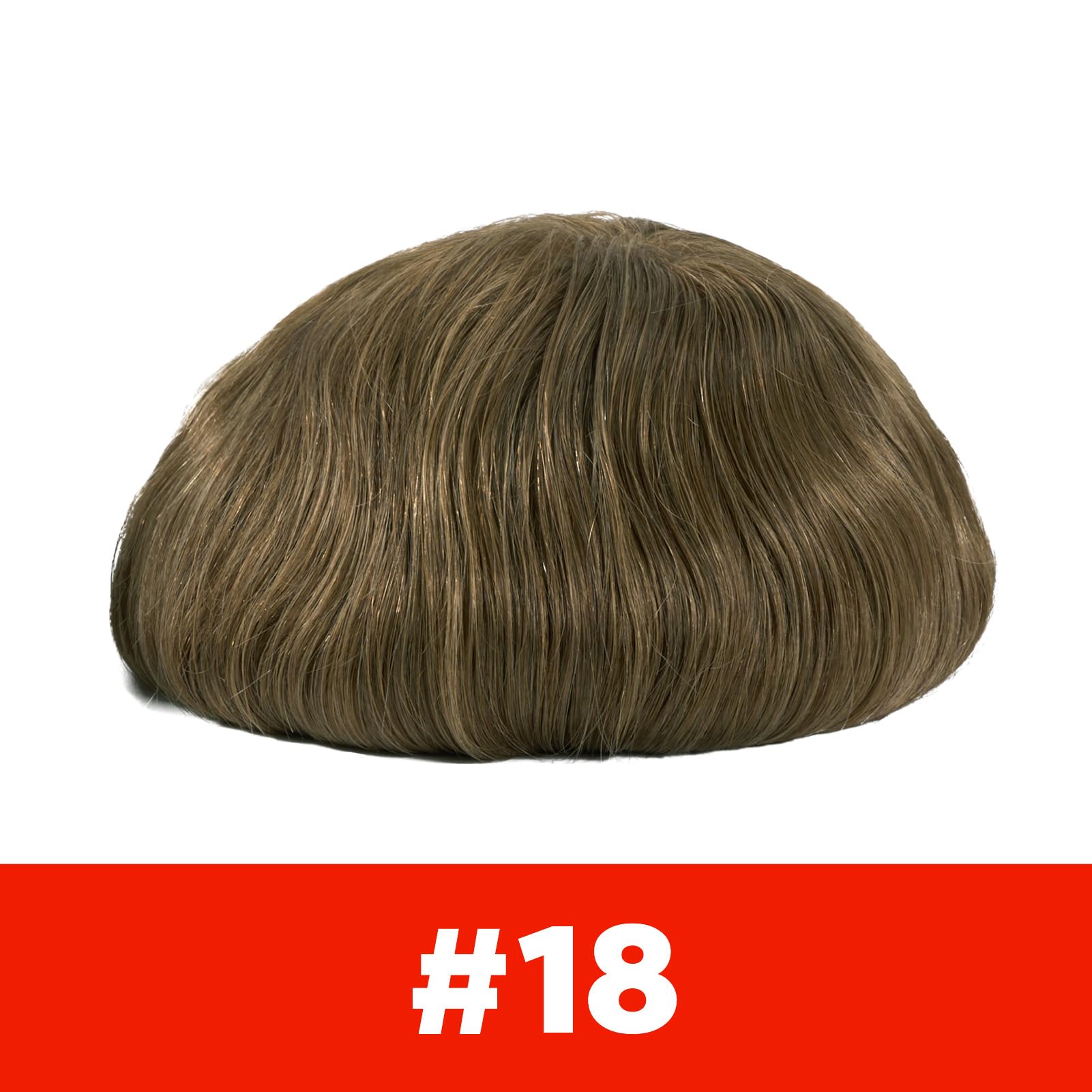 Lordhair Toupet Capelli Veri da Uomo,Protesi Capelli Uomo,100% Capelli Umani,con Pizzo Francese e Bordo Della Pelle