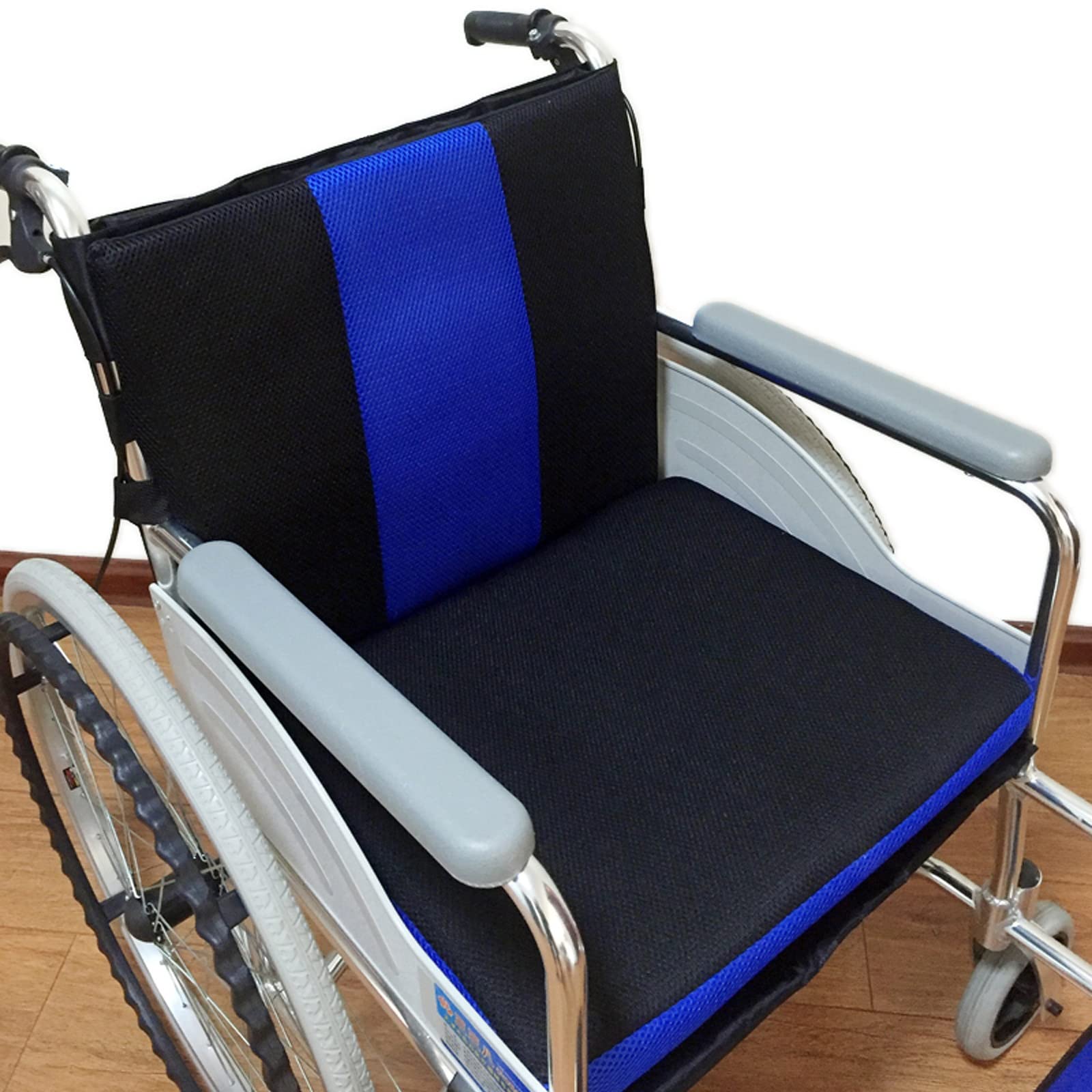 美品　車椅子用クッションと背もたれ固定用 て Amazon.co.jp: 車椅子用クッション、椅子用車椅子用背もたれ