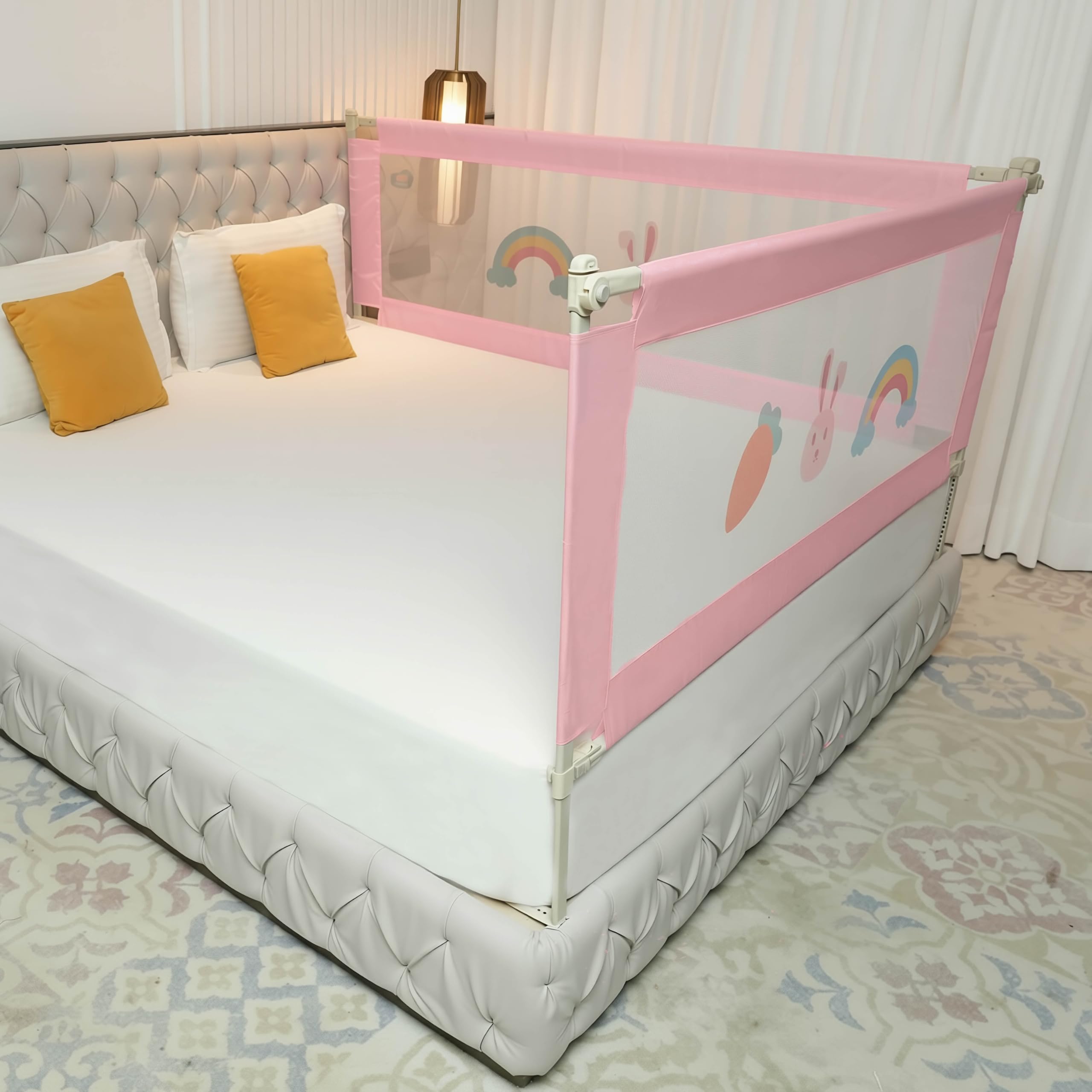 Kids Bed Rail Guard - Baby Safety Side Wall -31