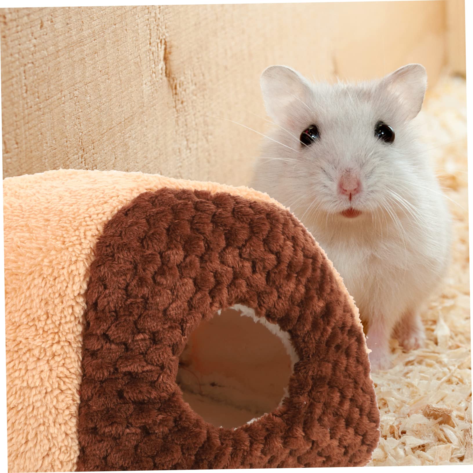 Housoutil 2piezas Hamacó para Hámster y Pequeños Roedores Cama Colgante Térmica para Cobayas y Chinchillas Fácil De Instalar y Cómoda