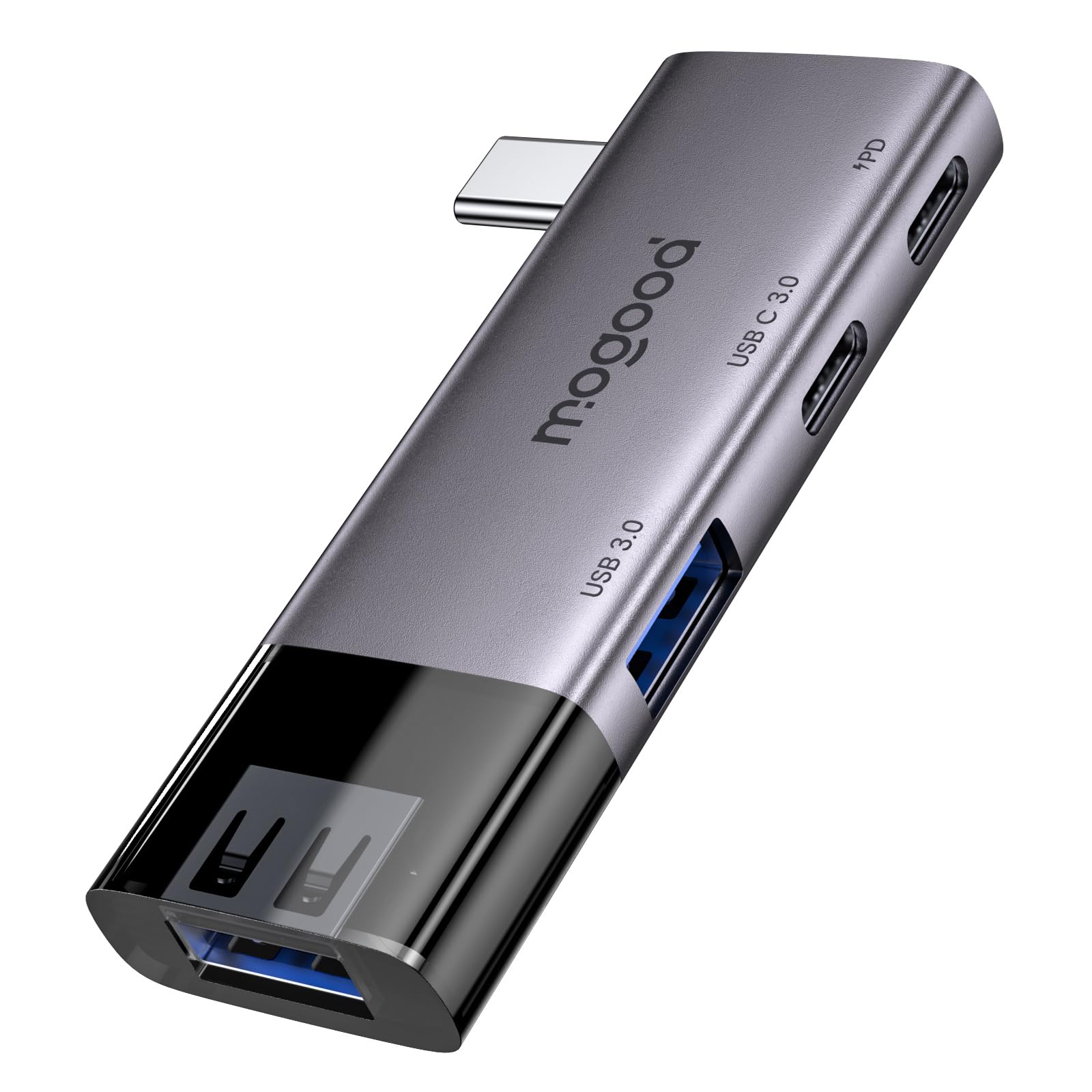 MOGOOD 4-in-1 USB C Hub for Mac Multiport Adapter 100W USB 3.0 | 2 USB 3.0 Ports, Type C…