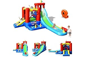 BOUNTECH BounTECH Inflatable Water Slide, Water Bounce House with Waterslides for Kids...
