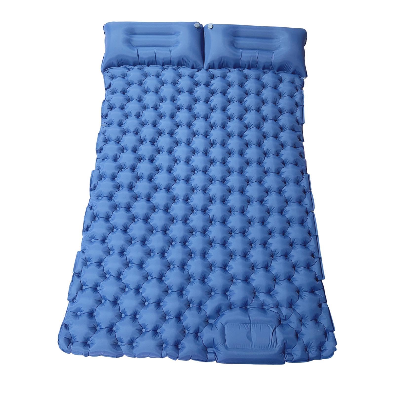 Materasso gonfiabile | Materasso ad aria da campeggio | Letto gonfiabile pieghevole, letto gonfiabile con cuscino e pompa integrata, da viaggio e campeggio