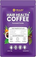 Healeo Hair Health Coffee 75g – Supports Hair Fall Control, Scalp Circulation & Follicle Strength – With Pumpkin Seed, Grape Seed, Stinging Nettle, Aloe Vera, Hyaluronic Acid, Sea Buckthorn – Arabica Medium Roast