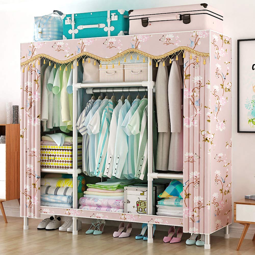 Vêtements organisateur garde-robe portable penderie suspendue libre debout