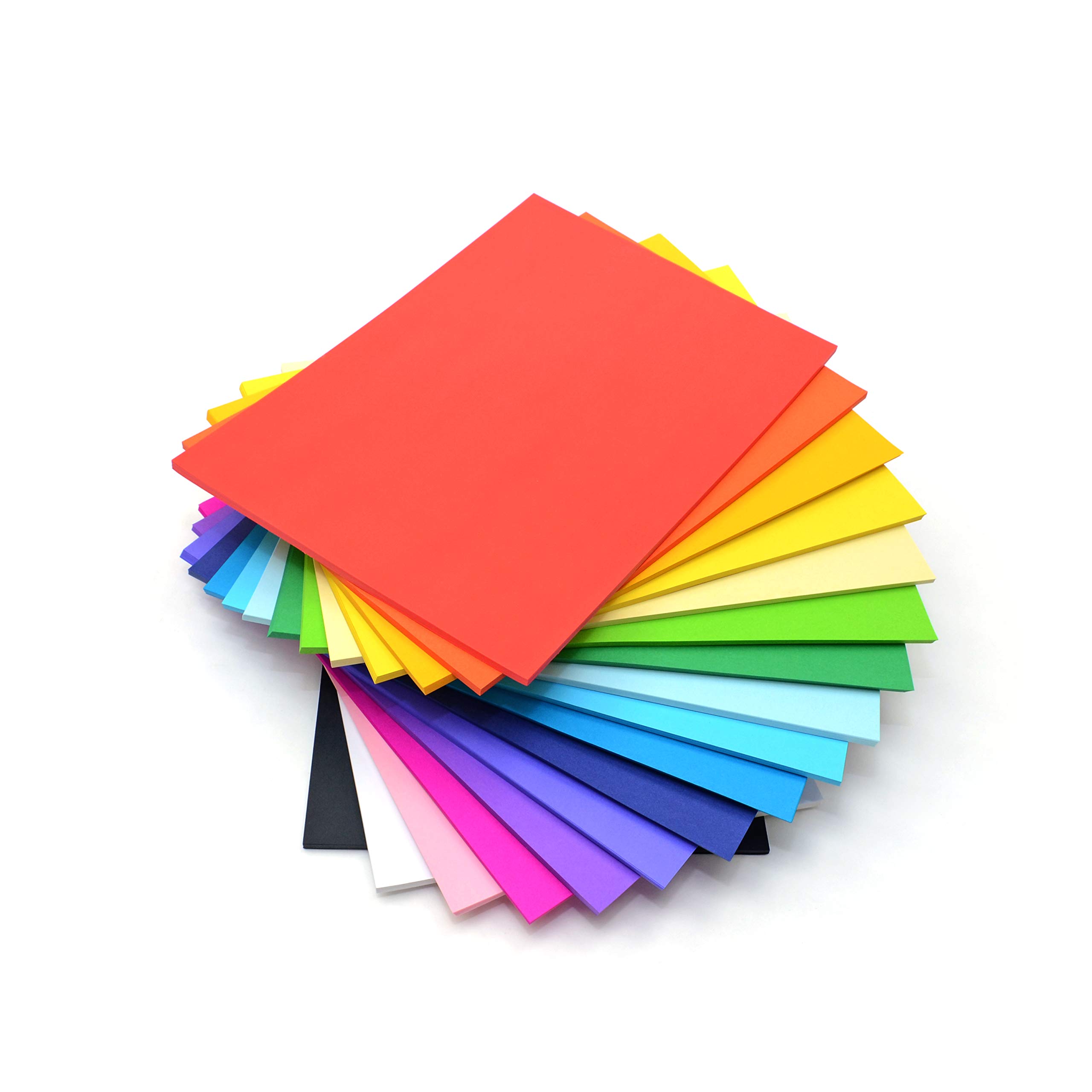 Scola Vivid Paper Stack, 250 Sheets, 80 GSM, A4, 17 Assorted Colours, Crafting, Children Art Activities and Scrapbooking, Ideal for Hobbyists and Professional Crafters, Adults and Kids